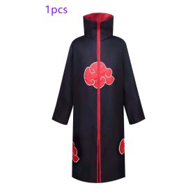 Naruto Cosplay Costume Props Ring; Gloves Red Cloud Robe Cloak Kimono Akatsuki Headband Kunai Suit Adult Child Cos Gift (Color: K, size: XL)