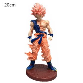 Dragon Ball Z Super Saiyan Broli Goku Gogeta Gohan WORLD FIGURE CLOLSSEUM Anime Action Figure Collection Model Toy (Color: B)