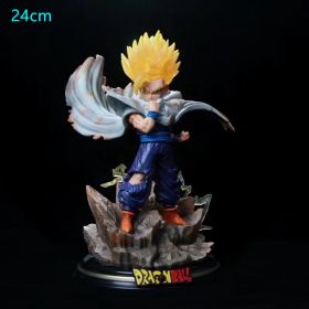 Dragon Ball Z Super Saiyan Broli Goku Gogeta Gohan WORLD FIGURE CLOLSSEUM Anime Action Figure Collection Model Toy (Color: C)