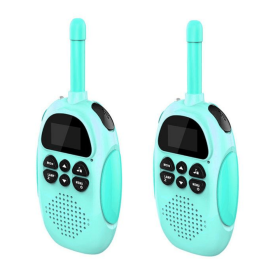 Kids Toys Rechargeable Walkie Talkie Boys Toys; Outdoor Toys For 3 4 5 6 7 8 Year Old Boys &Girls; Gift For Girls Boys (blue &pink) (Color: Blue&Blue)