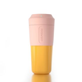 Portable Juicer for Shakes and Smoothie USB Rechargeable (Color: pink)