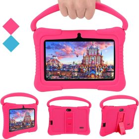 Kids Tablet Education Toddler Tablet 7inch Study Tablet 1G RAM16G ROM Or 2GB RAM32G ROM , Safety Eye Protection Screen, Dual Camera , Games, Parental (Items: 1GB+16GB)