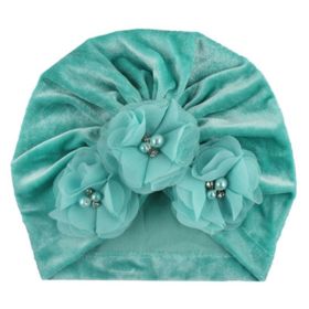 Hair Head Hoop Baby Girl Headbands Newborn Infant Toddler Sweet Bows Knotted Soft Headwrap Accessories (Color: Green)