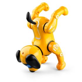 Remote Control Robotic Dog RC Dog (Color: Yellow)