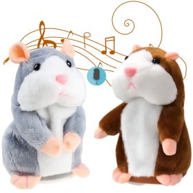 Cute Talking Hamster Toy Children's Best Friend (Color: brown)