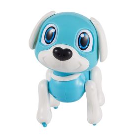 Electric Toy Smart Toy Dog; Baby Early Education Robot Dog; Singing Touch Toy Dog Head And Tail Swing; Can Follow And Avoid Obstacles (Color: Light Blue)