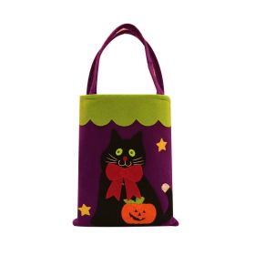 Halloween Treats Bags Party Favors, Non-Woven Halloween Tote Gift Bags for Kids (Color: Color 4)