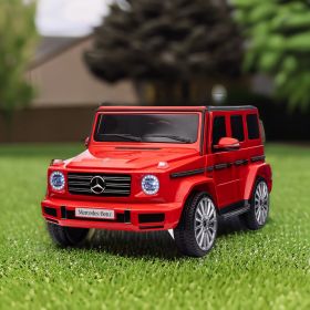 Licensed Mercedes-Benz G500,24V Kids ride on toy 2.4G W/Parents Remote Control,electric car for kids,Three speed adjustable,Power display, USB,MP3 ,Bl (Color: as Pic)