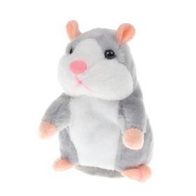 15CM Little Talking Hamster Toy (Quantity: 1, Color: Gray18cm)