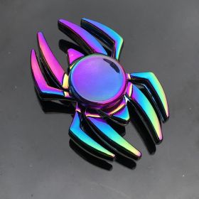 High-speed Spinning Metal Fidget Spinner Decompression Toy (material: Rainbow, Style: Model2)