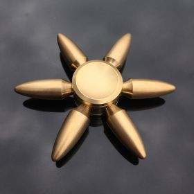 High-speed Spinning Metal Fidget Spinner Decompression Toy (material: Pure copper, Style: Model2)