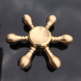High-speed Spinning Metal Fidget Spinner Decompression Toy (material: Pure copper, Style: Model4)