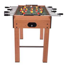 Family Fun Games Indoor/Outdoor Competition Game Soccer Table (type: 48 In, Color: brown)