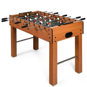 Family Fun Games Indoor/Outdoor Competition Game Soccer Table (type: 48 In, Color: Brown A)