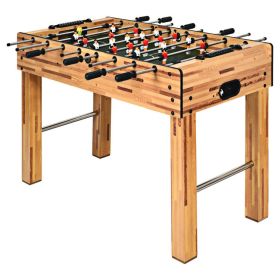 Family Fun Games Indoor/Outdoor Competition Game Soccer Table (type: 48 In, Color: Beige)