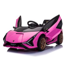 12V Electric Powered Kids Ride on Car Toy (Color: pink)