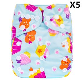 Breathable And Leak-proof Diapers For Baby Diapers (Option: K 5PCS)
