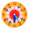 Primary School Clock Model; Children's Clock Math Teaching Aids; First Grade Students Cognitive Time Hour Toy