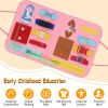 Kids Busy Board Sensory Activity Board Preschool Learning Toys Montessori Educational Gift for 1-6 Years Old Baby Toddler Girls Boys