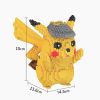 PokâˆšÂ©mon Anime Cartoon Model Decoration Mini Diamond Particle Building Blocks Pikachu Building Blocks Assembled Educational Toys