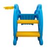 3 in 1 Kids Climber and Slide, Toddler Play Set with Basketball Hoop and Ball, Indoor Outdoor Freestanding Slide for Preschool Boys Girls XH