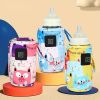 USB Milk Water Warmer; Travel Stroller Insulated Bag; Baby Nursing Bottle Heater; Newborn Infant Portable Bottle Feeding Warmer