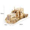 3D Wooden Puzzle Toy Assembly Locomotive Model Building