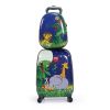2 PCS Kids Luggage Set, 12" Backpack and 16" Spinner Case with 4 Universal Wheels, Travel Suitcase for Boys Girls