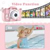Kids Selfie Camera;  Kids Camera Toys For 3-12 Year Old Boys/Girls; Kids Digital Camera With Video; Christmas Birthday Festival Gifts For Kids ; 32GB