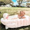 Inflatable bathtub; Inflatable Bath Baby Foldable Swimming Bath Bathroom Newborn Tub Portable Children's swimming pool