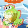 Frog Musical Bubble Bath Maker Baby Bath Toys for Bathtubs Toddler Bubble Machine for Bath Fun