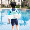 Kids Life Jacket; Kids Swim Vest with Angel Wings Toddler Portable Inflatable Swan Swimming Ring with Adjustable Safety Buckle