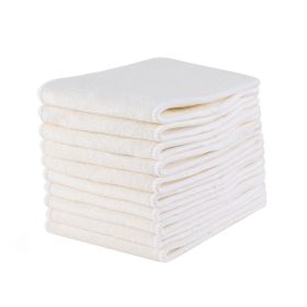 Folds To Prevent Side Leakage, Washable And Reusable Diapers (Option: 4layers of pure bamboo)
