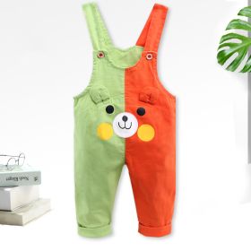 Fashion Color Matching Baby Single-tooth Mandarin Duck Pants Thin (Option: 5style-73cm)