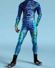 3D Digital Printed Cosplay One-piece Costume (Option: VV023-Adult L)