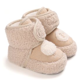 Winter Baojia Velvet Cotton Shoes (Option: Apricot-2 Yards)