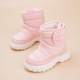 Fashion Personality Children's Snow Boots (Option: Pink-22)